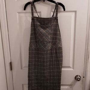 Torrid Black and White Sheath Midi Dress